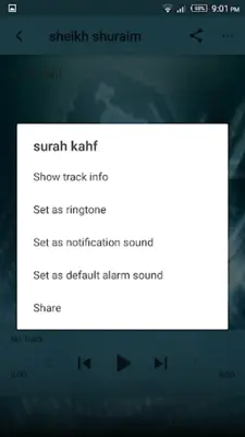 Surah Kahf mp3 android App screenshot 0